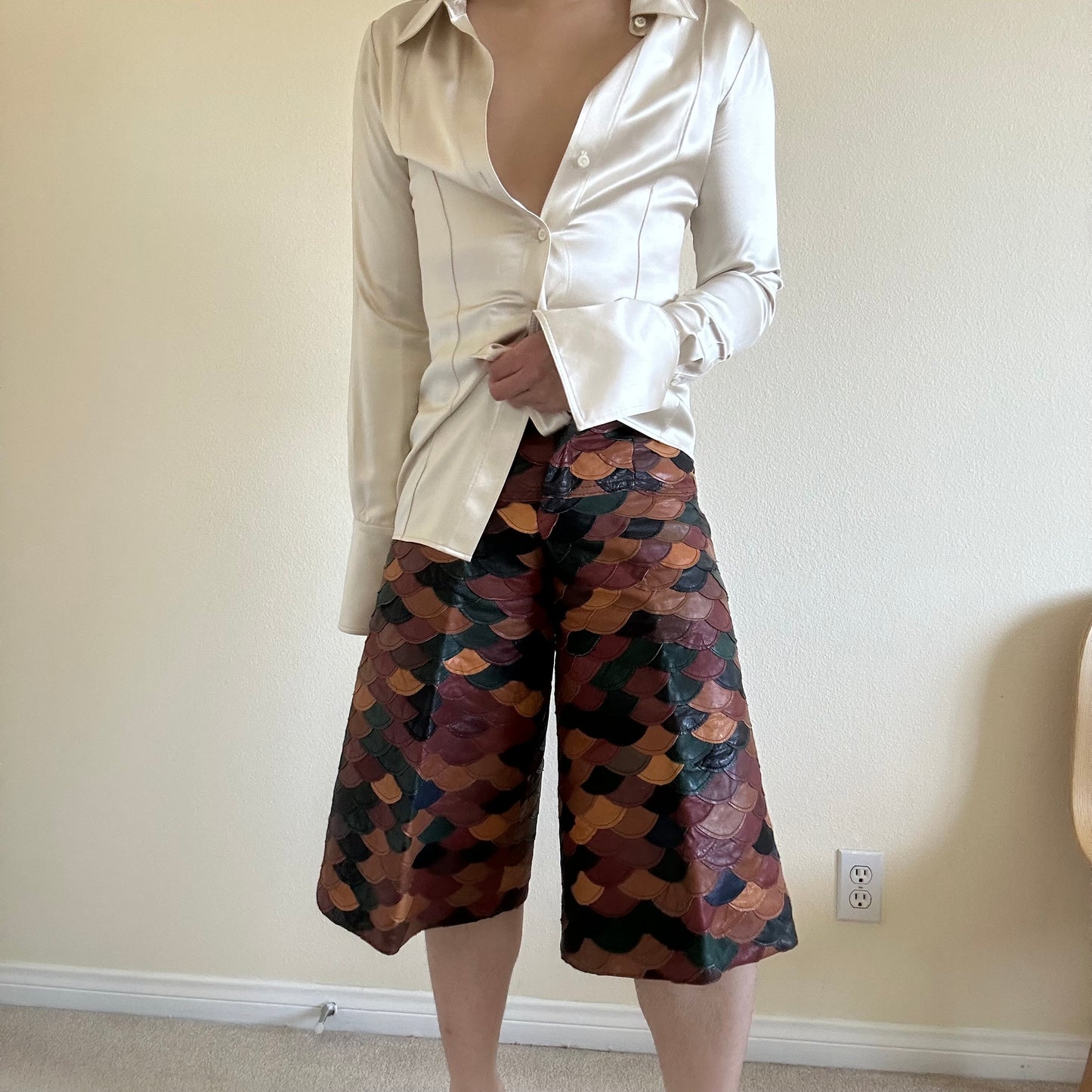1970s Leather Pants (25”)