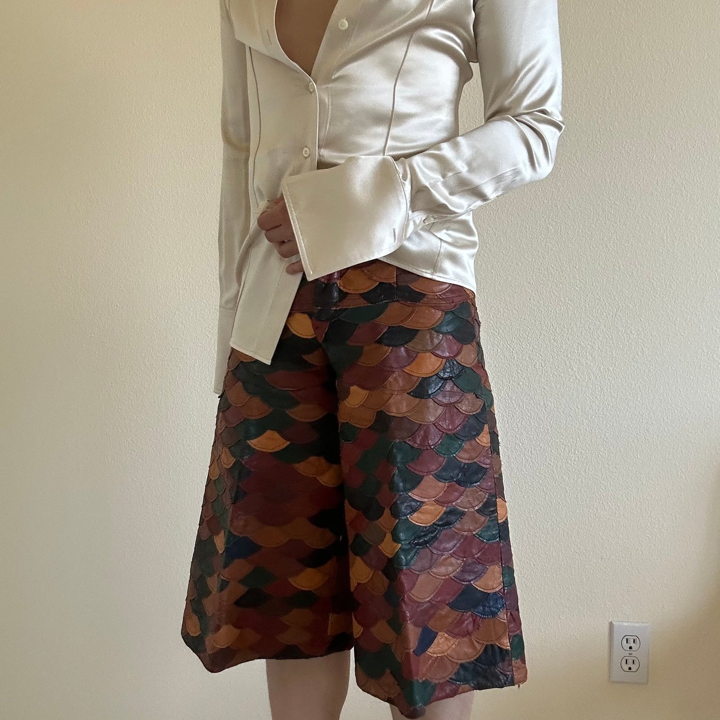 1970s Leather Pants (25”)
