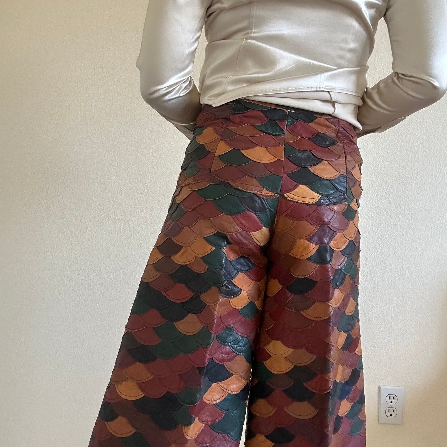 1970s Leather Pants (25”)